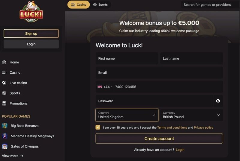 Casino lucki in United Kingdom